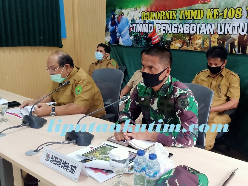 Wujud Pengabdian Untuk Rakyat, Kodim 0909/ SGT Akan Bangun Jalan 3,5 KM Di Kaliorang