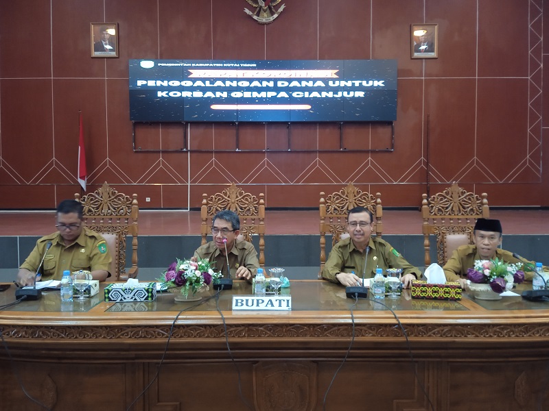 Pemkab Kutim Sudah Kumpulkan 1,042 Miliar Untuk Korban Gempa Cianjur Jawa Barat